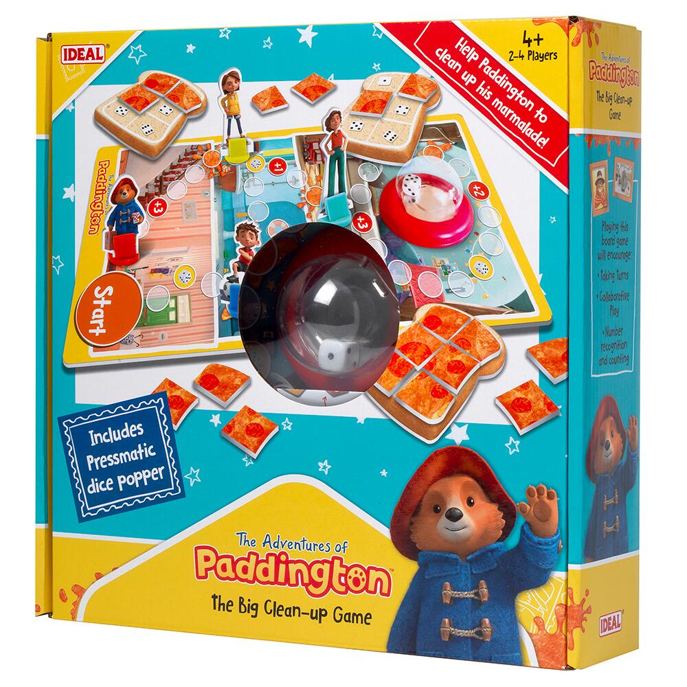 Ideal Paddington The Big Clean Up Board Game for 2-4 Players 11033_01
