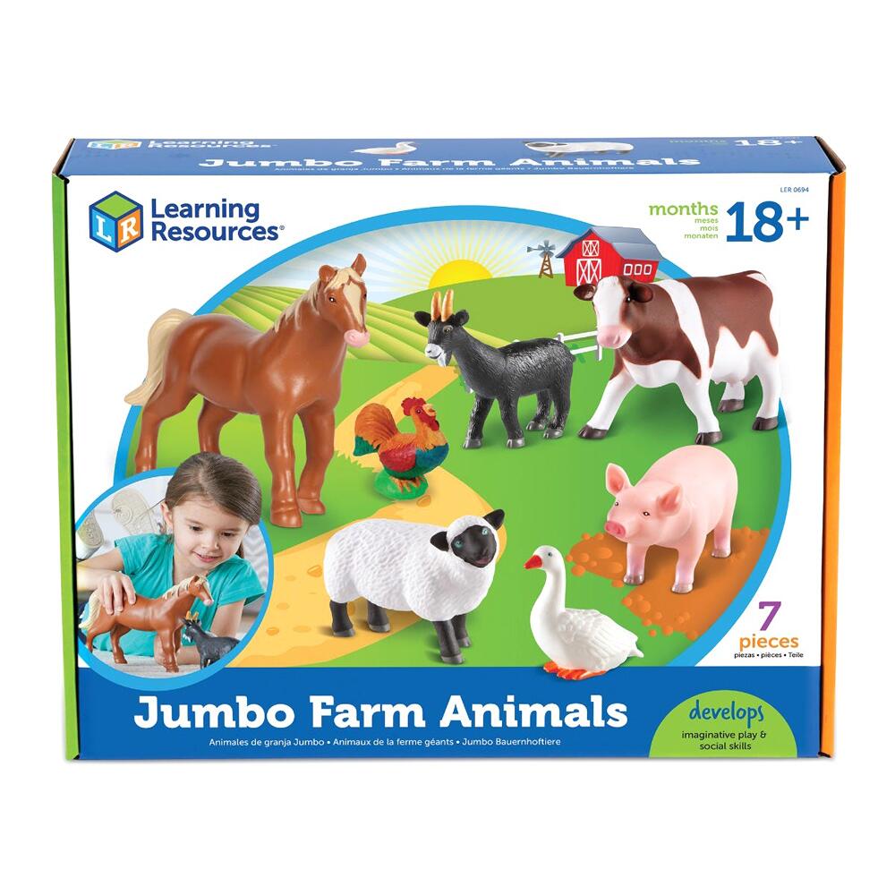 Learning Resources Jumbo Farm Animals LER0694