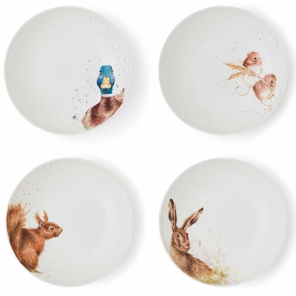 Wrendale Designs Pasta Bowls 4 PACK from Royal Worcester