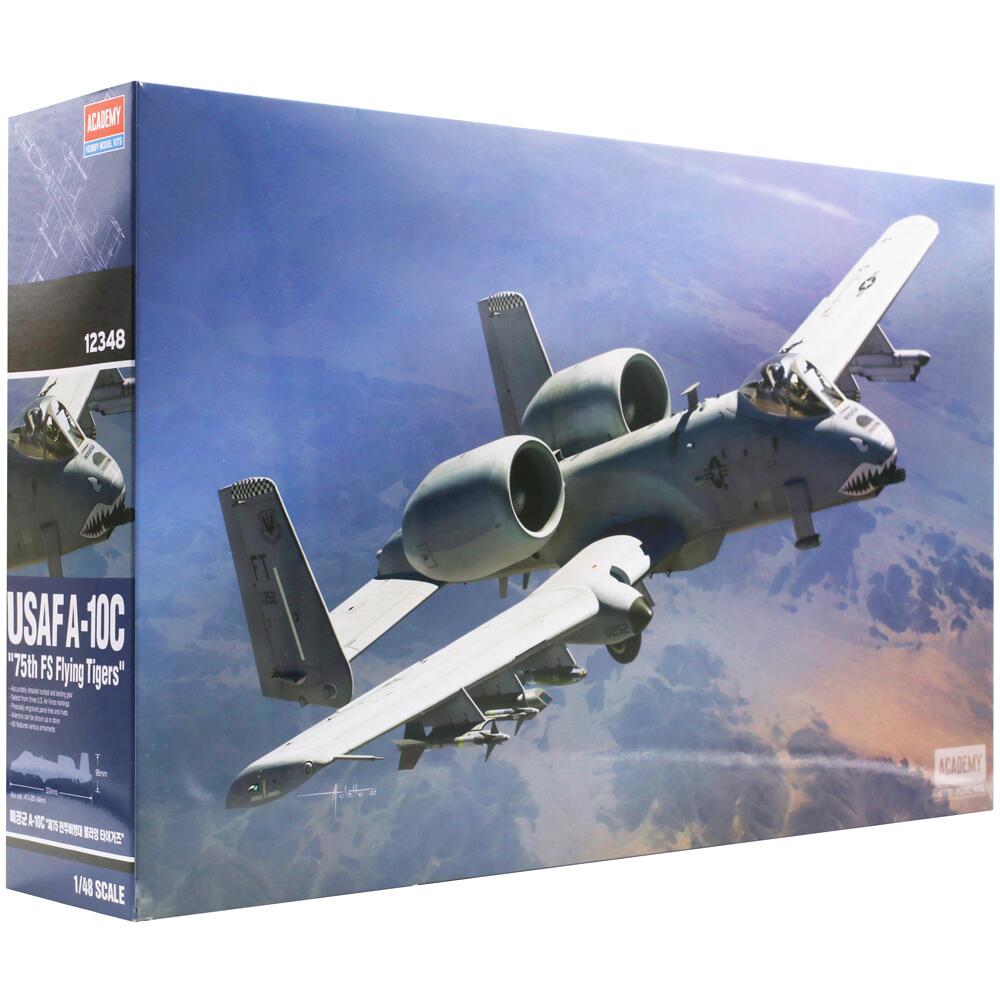Academy 1/48 Scale USAF A-10C Thunderbolt II Plastic Model Kit Review