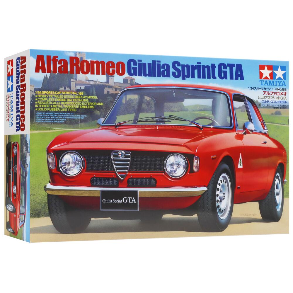 Tamiya Alfa Romeo Giulia Sprint GTA Model Kit 1/24 Scale