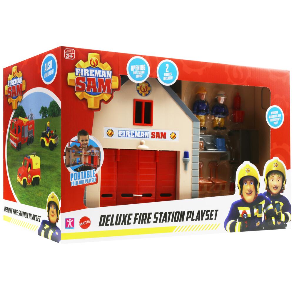 Fireman Sam Deluxe Fire Station Playset with Accessories 03372
