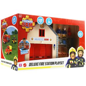 Fireman Sam Deluxe Fire Station Playset with Accessories