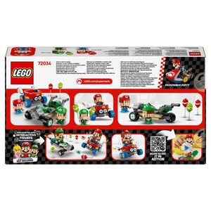 View 3 LEGO Super Mario: Mario Kart Baby Mario vs. Baby Luigi Set 72034 6526945