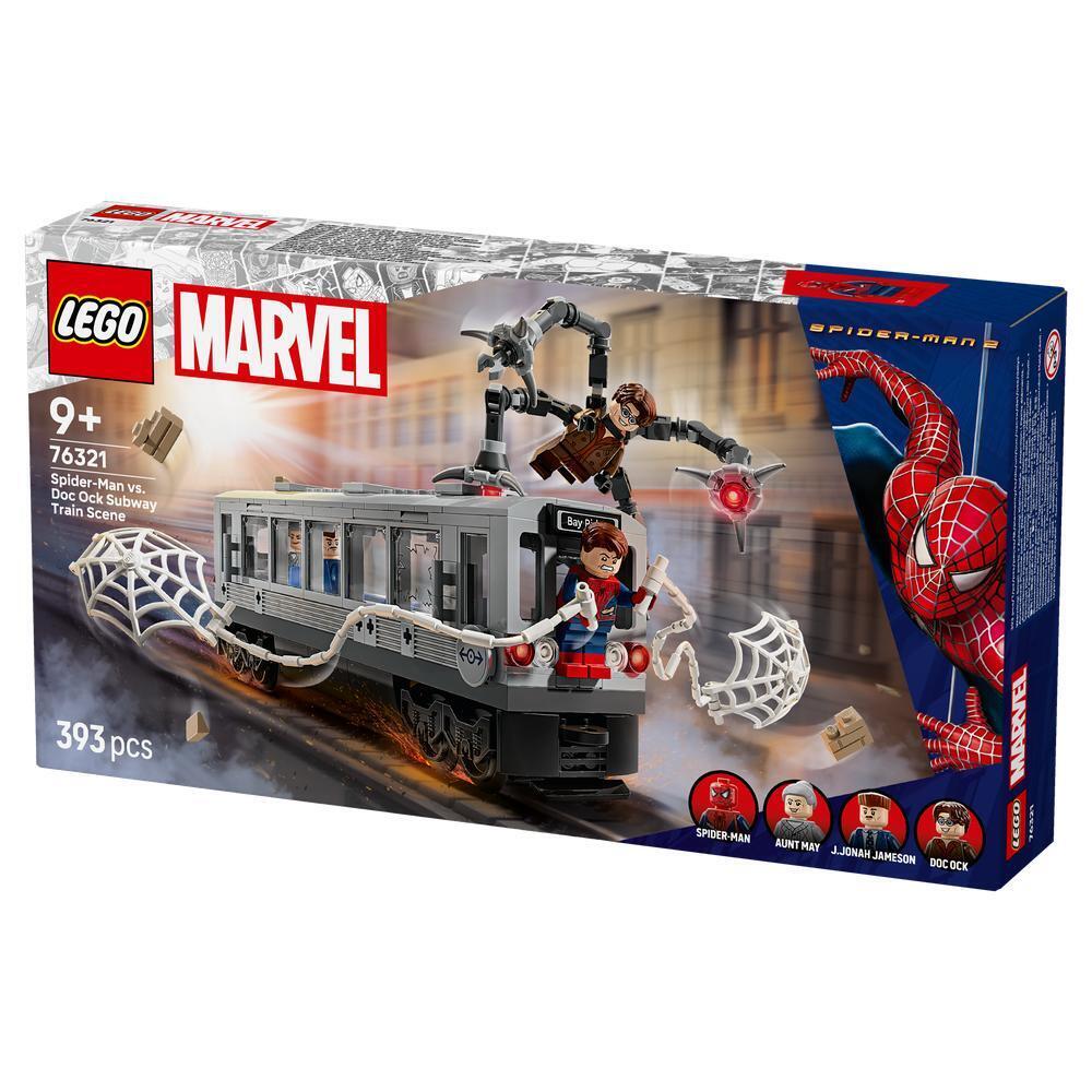 LEGO Marvel Spider-Man vs. Doc Ock Subway Train Scene 6527608