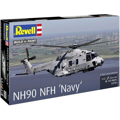 Revell NH90 NFH 'Navy' Military Helicopter Model Kit Scale 1:72 03784