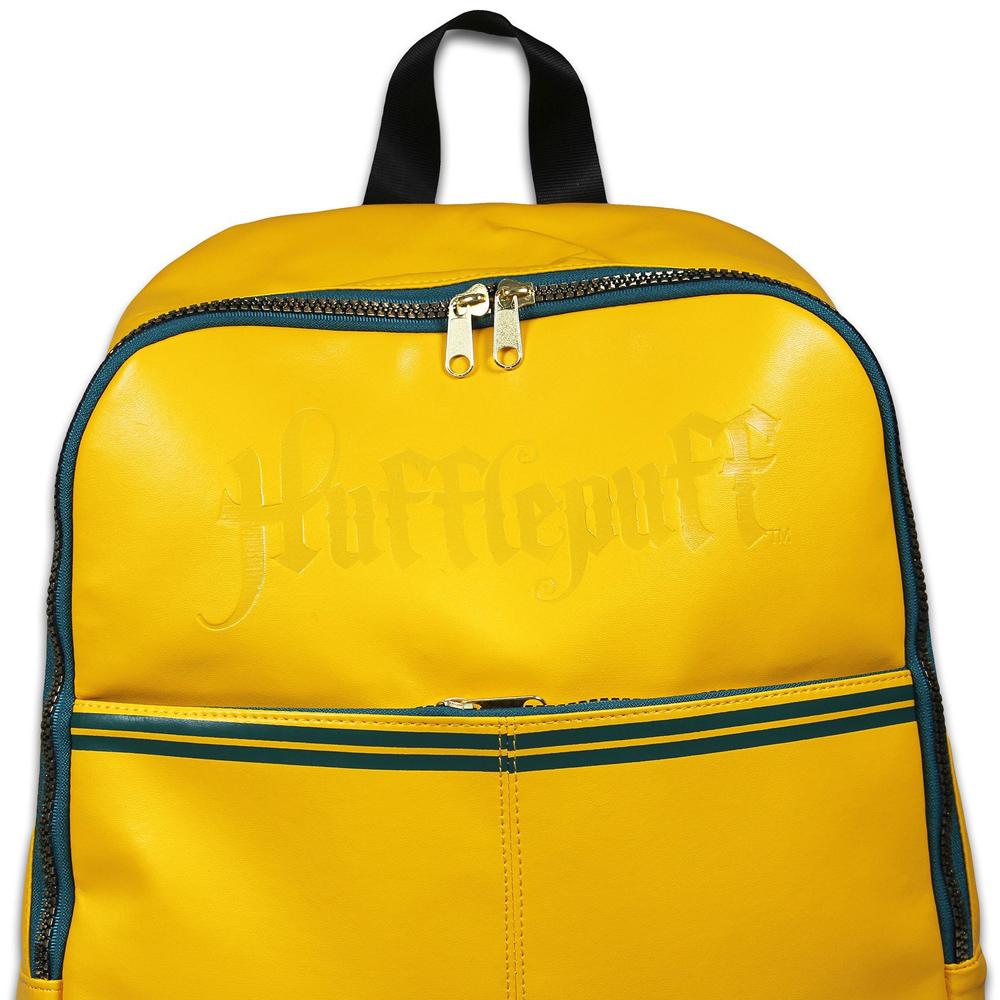 Harry Potter Rucksack with HUFFLEPUFF Crest in Yellow Polyeurethane