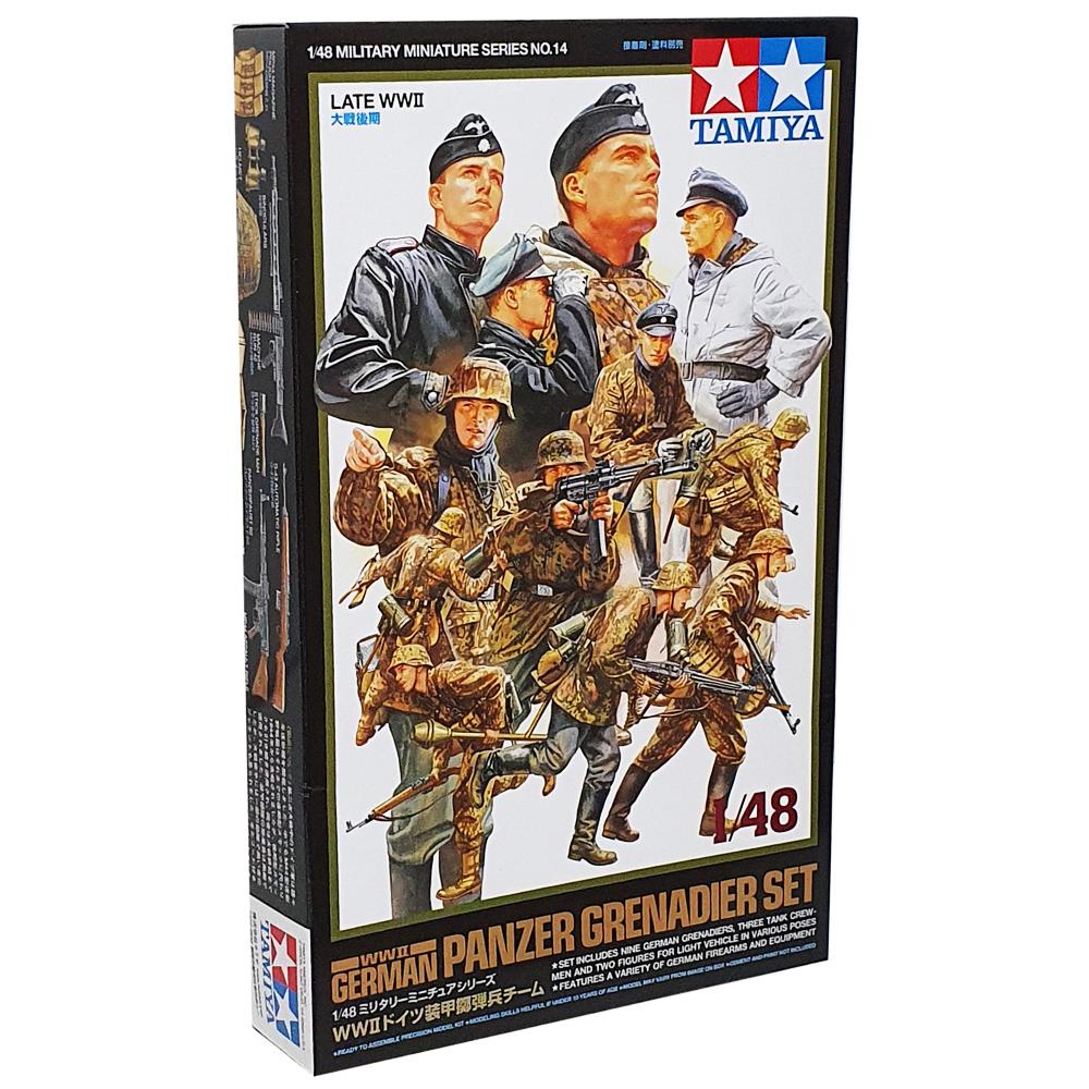 Lot De Figurines WW2 German Panzer Grenadier Avec Armes - Échelle 1/35 - Panda