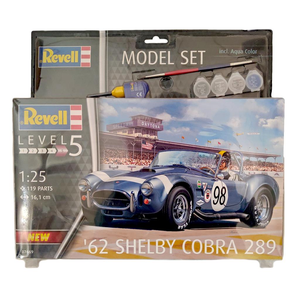 Revell '62 Shelby Cobra 289 Model Set (Level 5) (Scale 1:25)