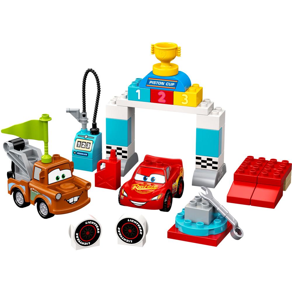 LEGO Duplo Disney Cars Lightning McQueen s Race Day Building Set