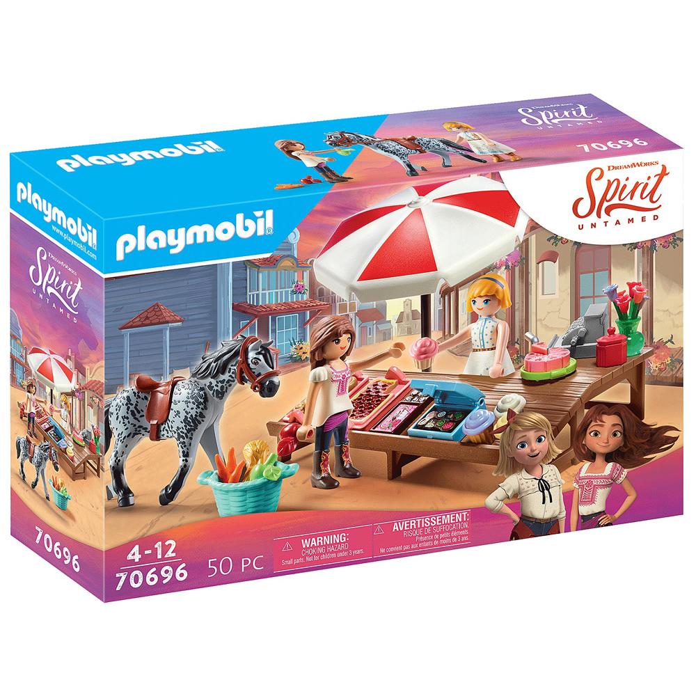 Playmobil Dreamworks Spirit Untamed Miradero Candy Stand Playset