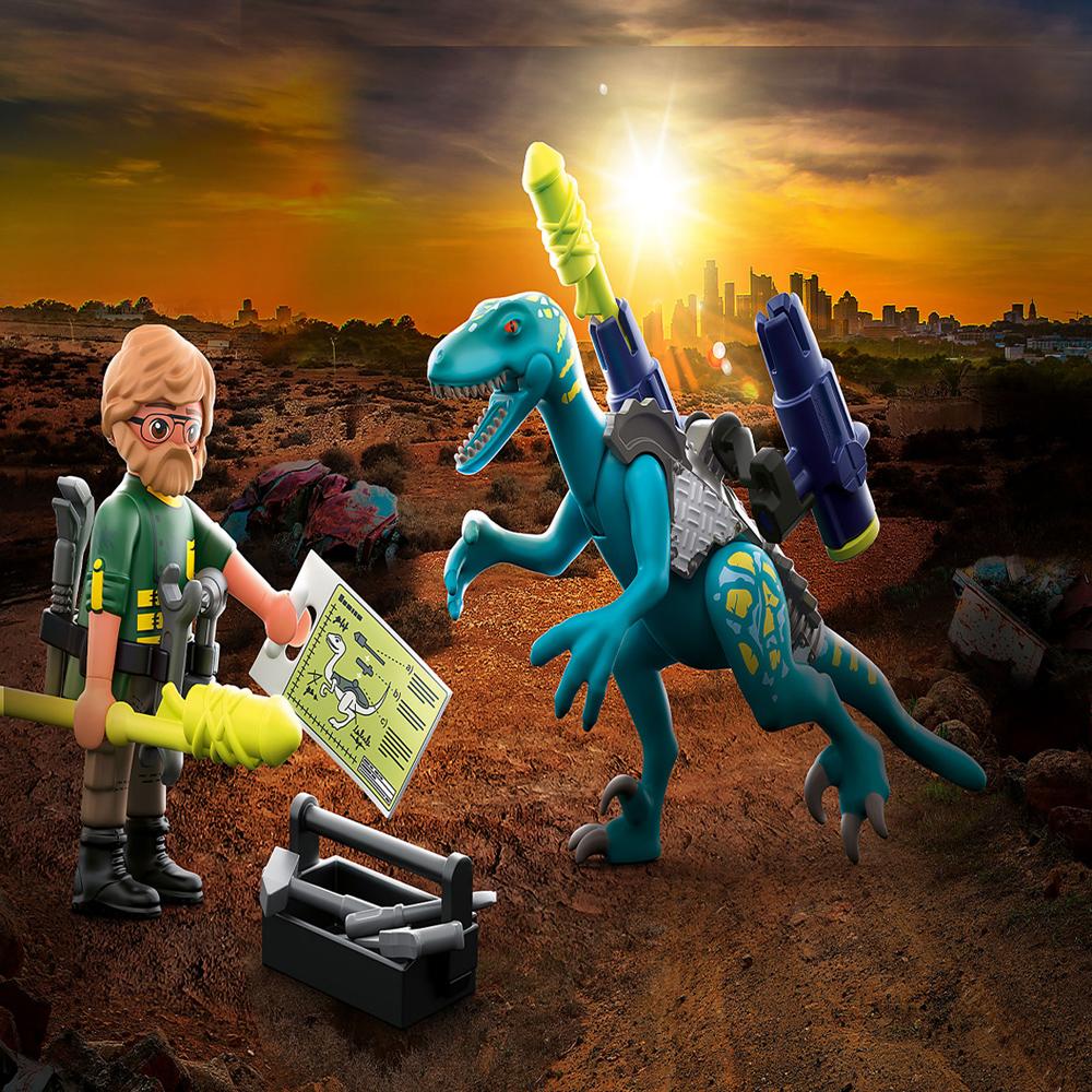 Playmobil Dino Rise Deinonychus: Ready for Battle Playset