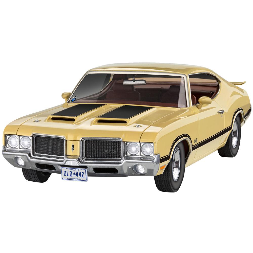 Revell Oldsmobile 442 Coupe 1971 Classic Road Car Model Kit Scale 1 25