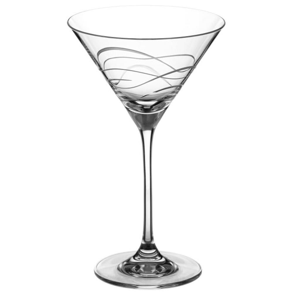 View 3 Dartington Crystal Twilight Martini Glasses 210ml Set of 2 Boxed TWI3560/2/P