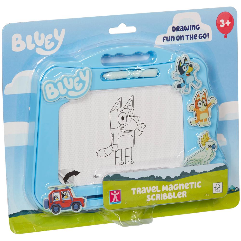 Bluey Magnetic Travel Scribbler Drawing Board 10cmx15cm Screen for Ages 3+ 07837