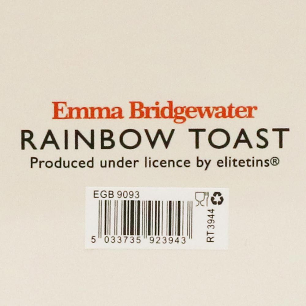 View 5 Emma Bridgewater Rainbow Toast Square Storage Tin Metal RT3944