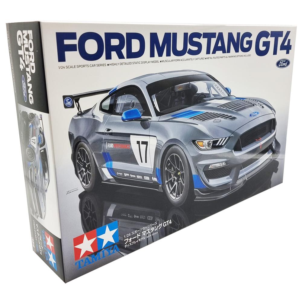 Tamiya Ford Mustang GT4 Sports Car Model Kit Scale 1/24 24354