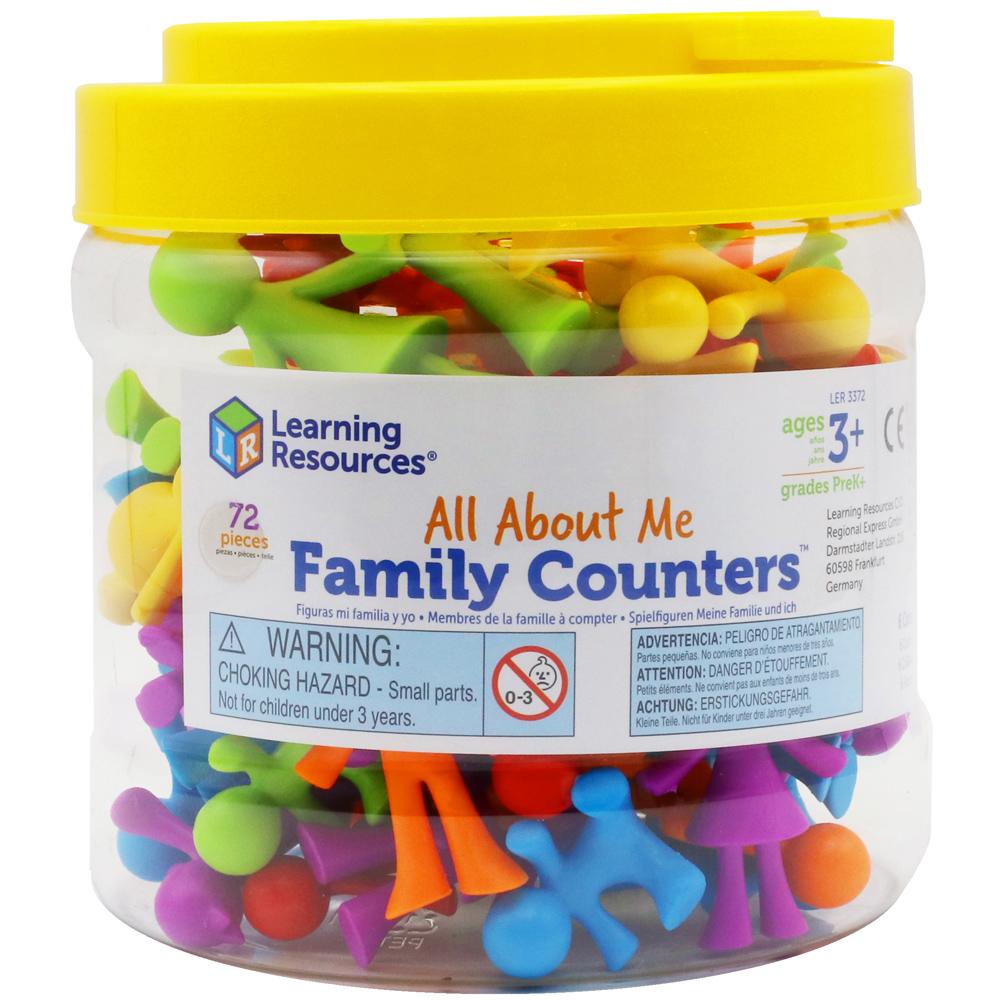 Learning Resources All About Me Family Counters (Set of 72) LER3372