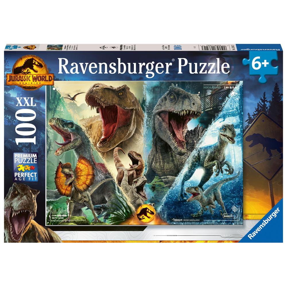 Ravensburger Jurassic World Dominion Puzzle XXL 100 Piece Dinosaurs Jigsaw Ages 6+ 13341