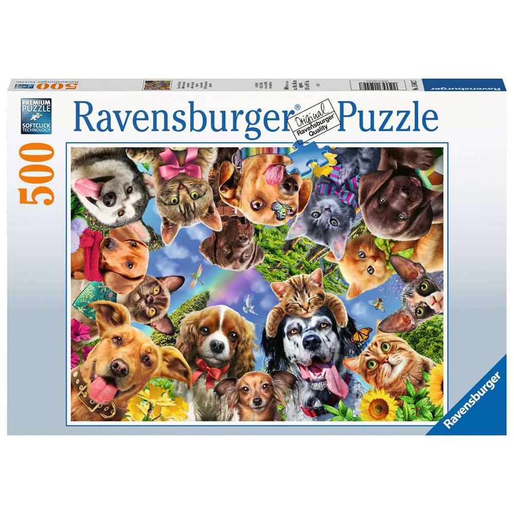 Ravensburger Animal Selfies 500 Piece Jigsaw Puzzle 15042