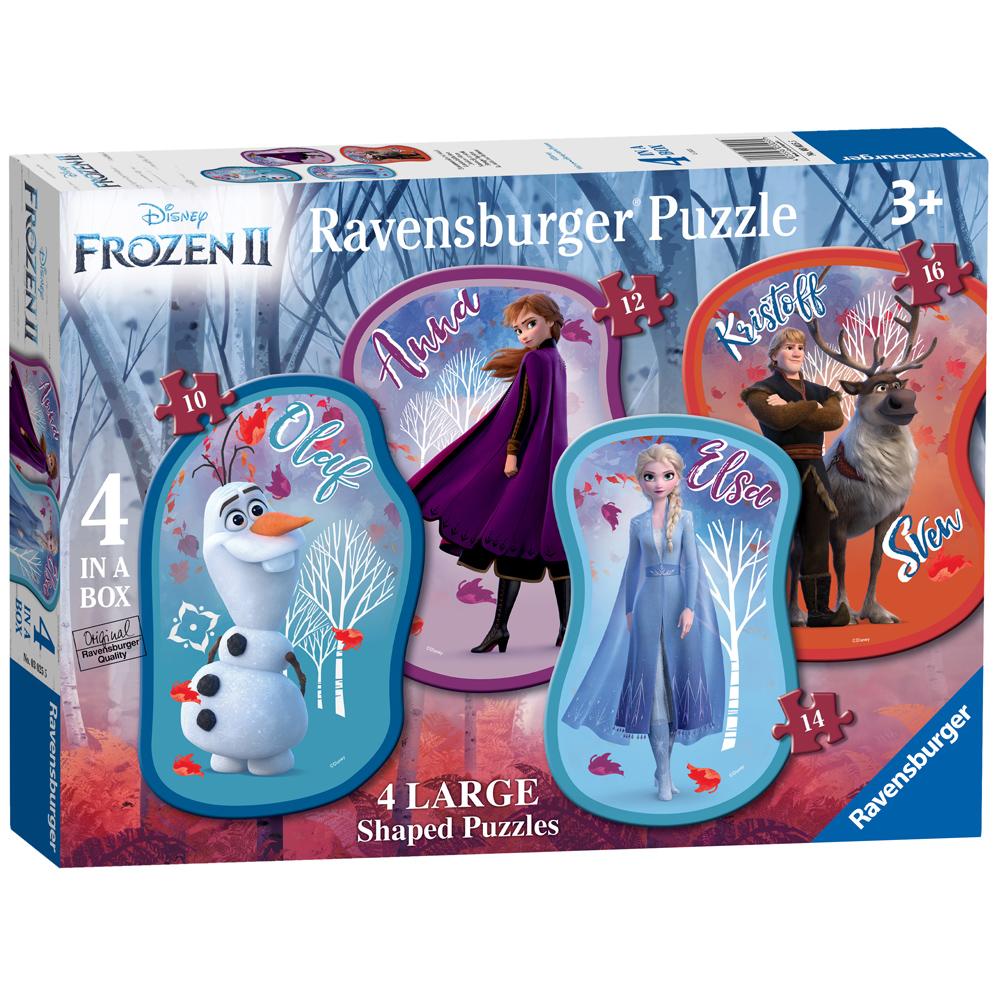 Ravensburger Disney Frozen 2 4 Large Shaped Jigsaw Puzzles 03025