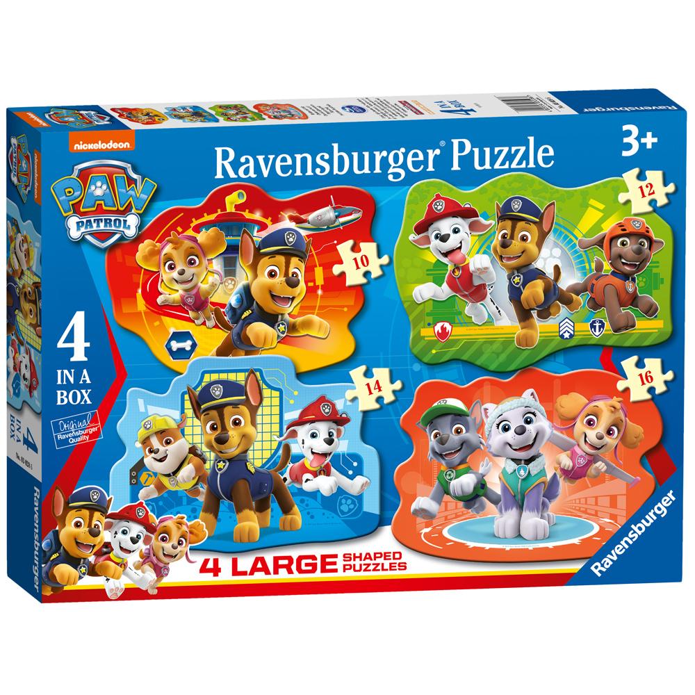 Ravensburger Paw Patrol 4 Large Shaped Puzzles 03028