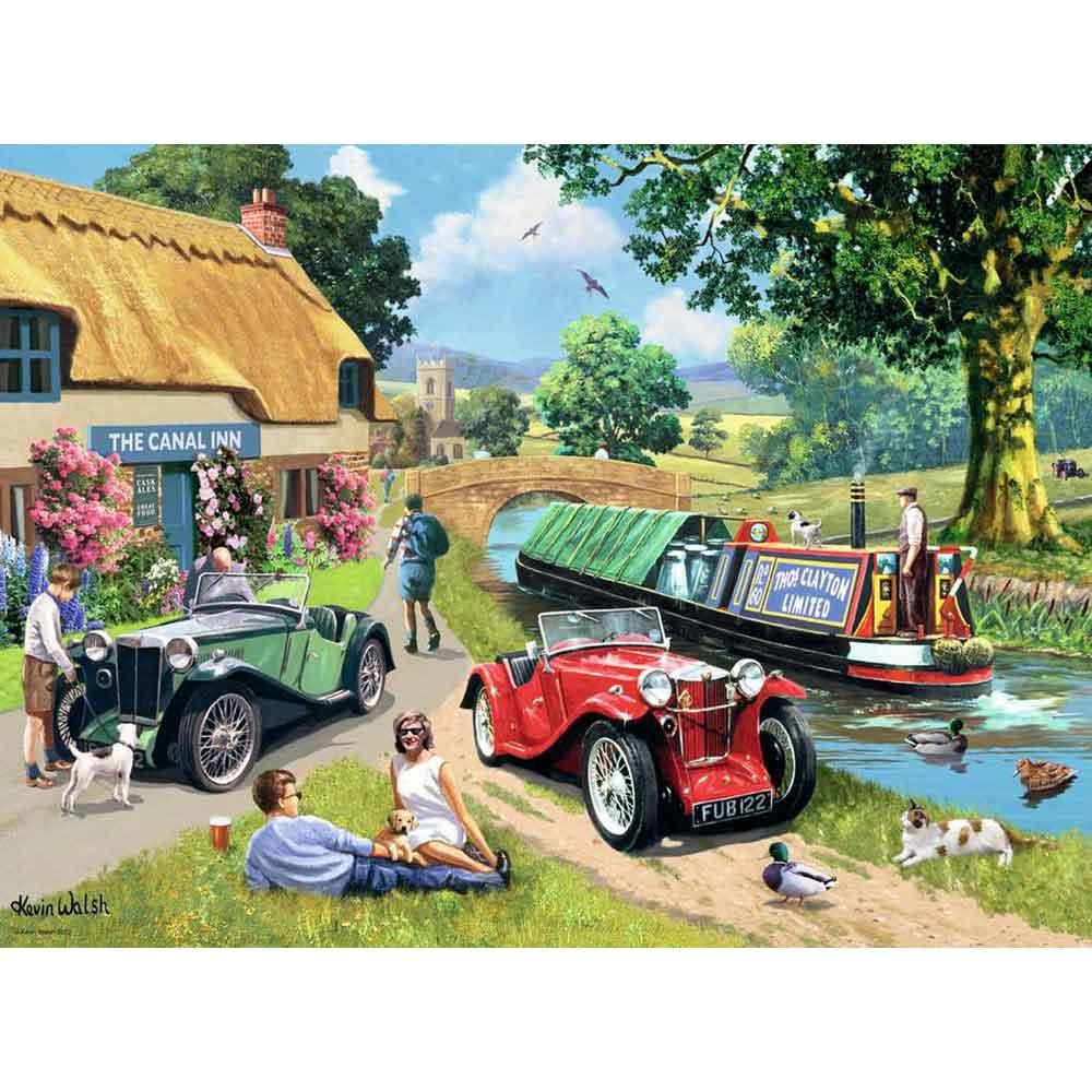 View 2 Ravensburger Two of a Kind Nostalgic 500 Piece Jigsaw Puzzle 16935