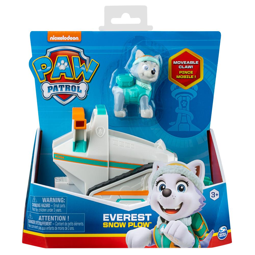 PAW Patrol Everest's Snow Plow Vehicle with Pup Figure Playset for Ages 3+ 6061802