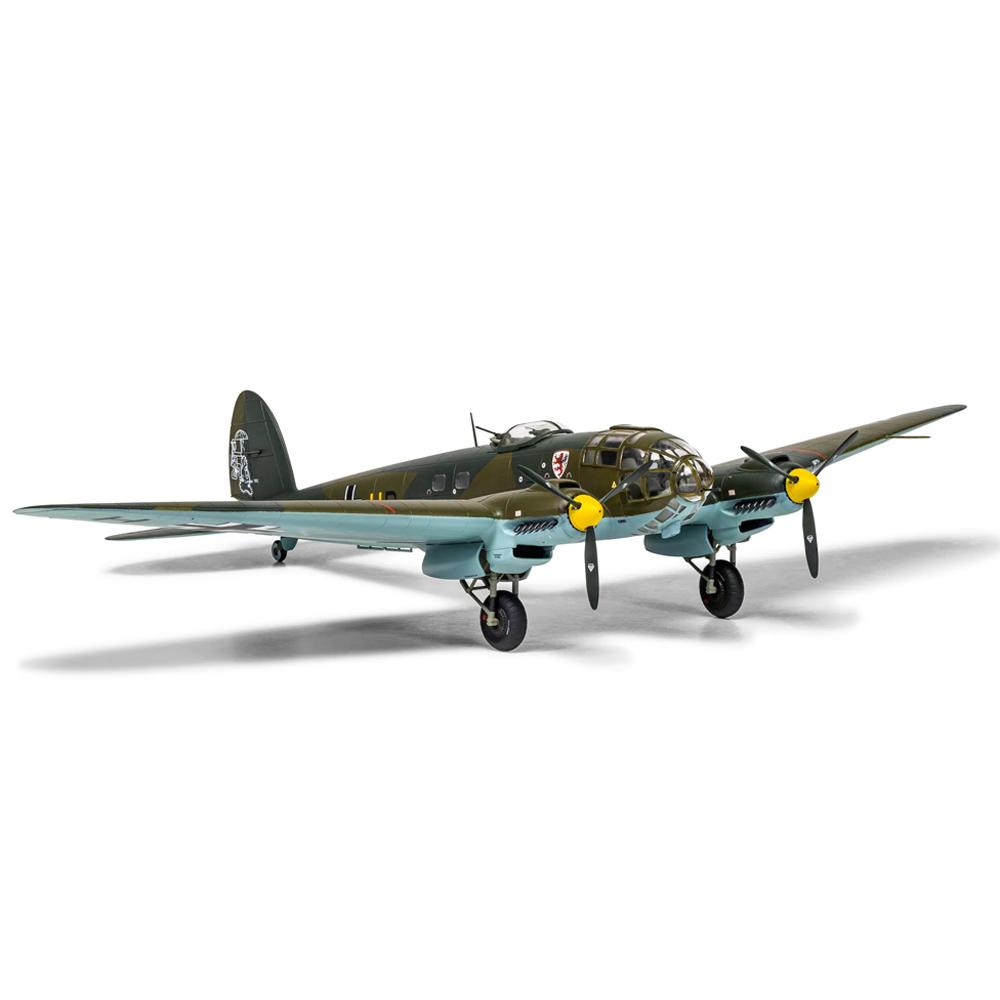 View 2 Airfix Heinkel He111 P2 German Bomber WWII Aircraft Model Kit Scale 1:72 A06014