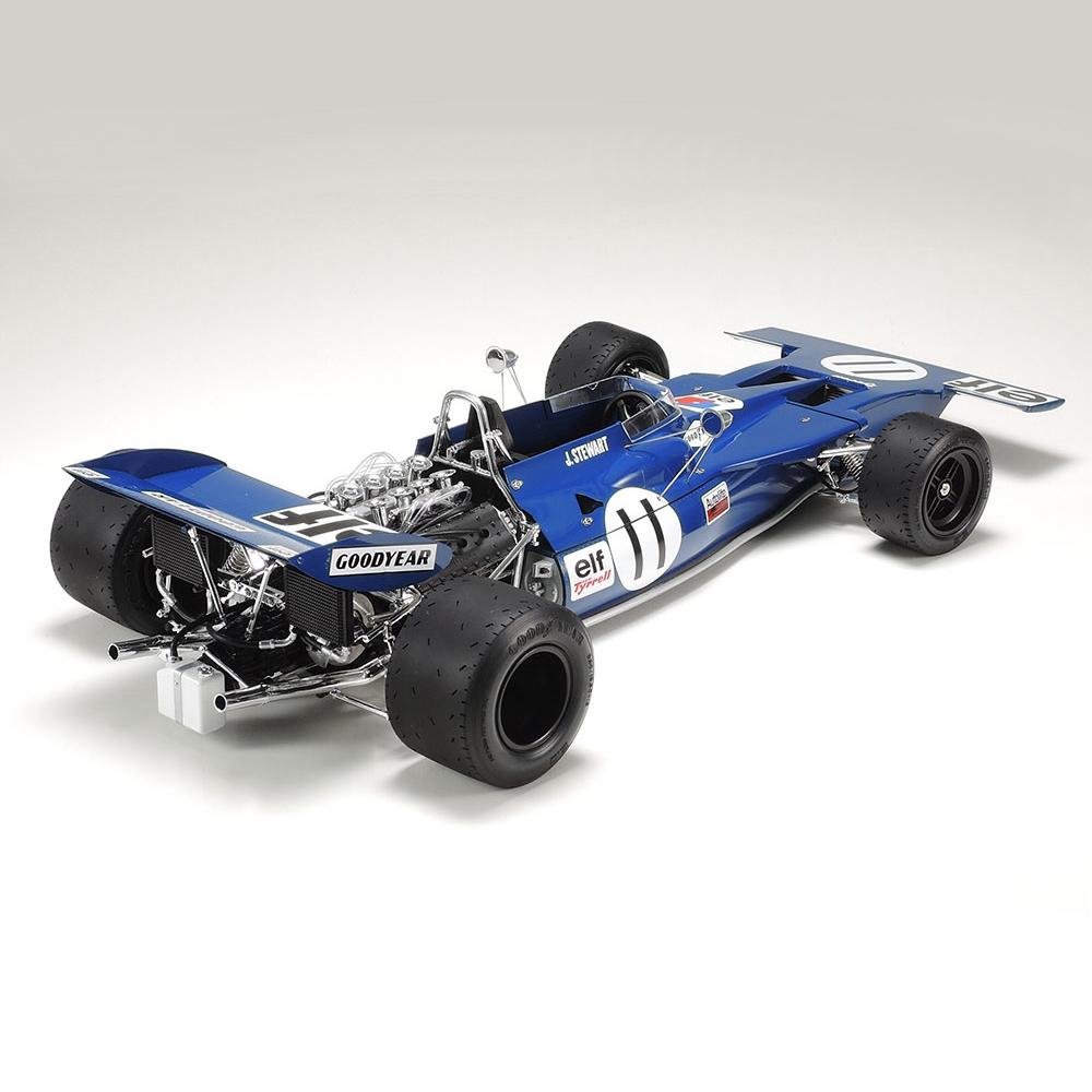 View 3 Tamiya Tyrrell 003 1971 Monaco Grand Prix Racing Car Model Kit 12054 Scale 1:12 12054