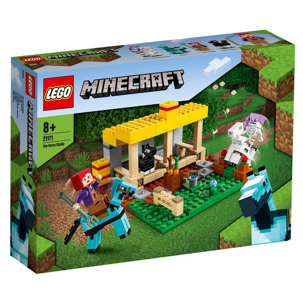 View 3 LEGO Minecraft The Horse Stable Building Set 21171