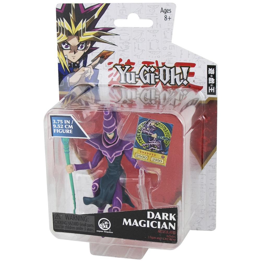 Yu Gi Oh Dark Magician Articulated Figure With Miniature Card For Ages 8 