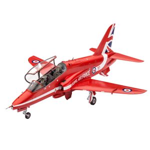 View 2 Revell BAe Hawk T.1 RAF Red Arrows Military Plane Plastic MODEL SET Scale 1:72 64921