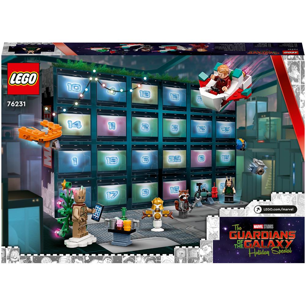 View 4 LEGO Marvel Guardians of The Galaxy Advent Calendar 2022 268 Piece for Ages 6+ 76231