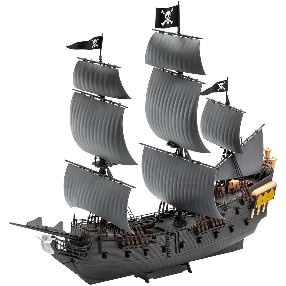 View 3 Revell EASY-CLICK Disney Pirates of The Caribbean Salazar's Revenge Black Pearl Scale 1:150 SMALL 05499