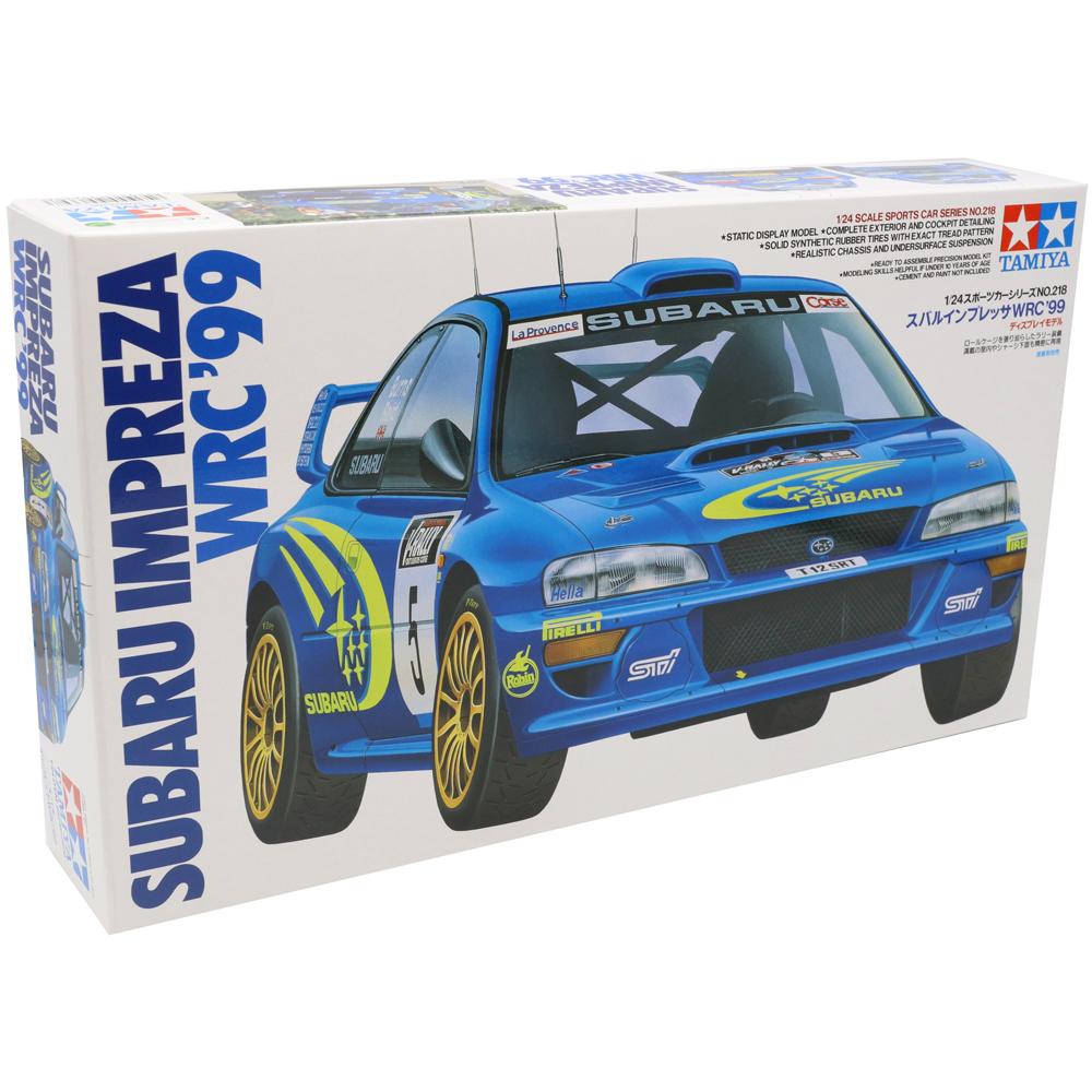Tamiya Subaru Impreza WRC '99 Rally Car Model Kit Scale 1/24 24218
