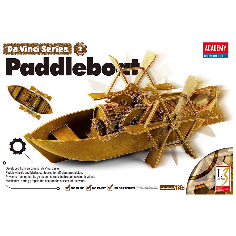Academy Da Vinci Series Paddleboat Model Kit 18130