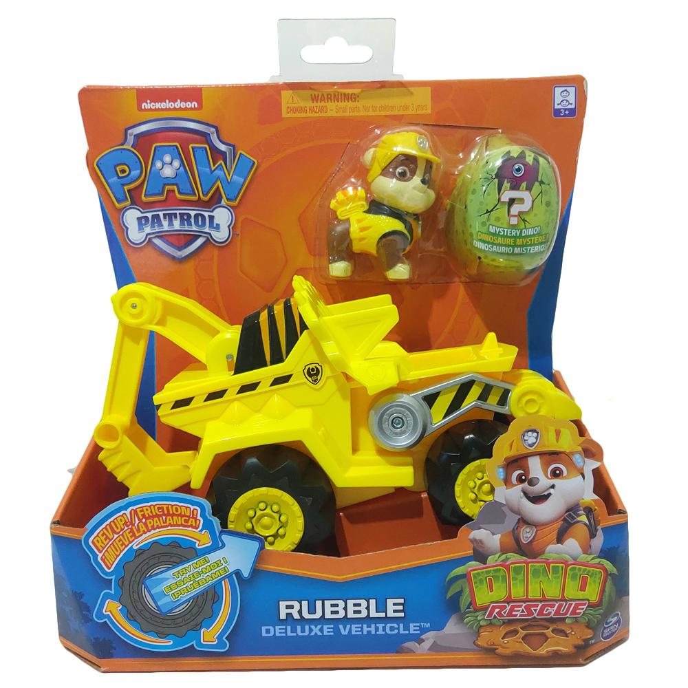 Paw Patrol Dino Rescue Deluxe Figure & Vehicle Rubble