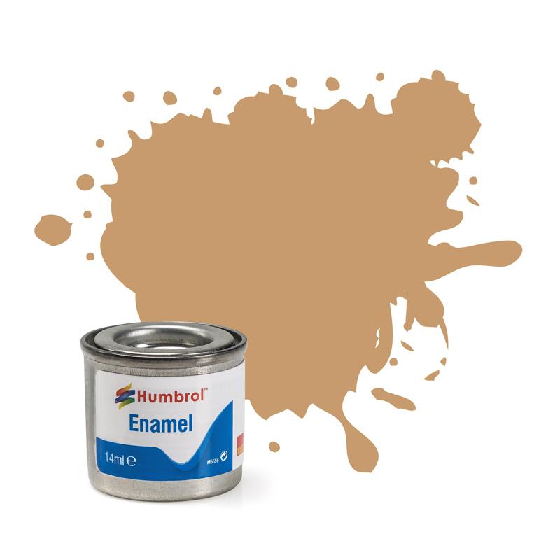 Humbrol Enamel Matt Finish Paint - Brown Yellow 94 A1047