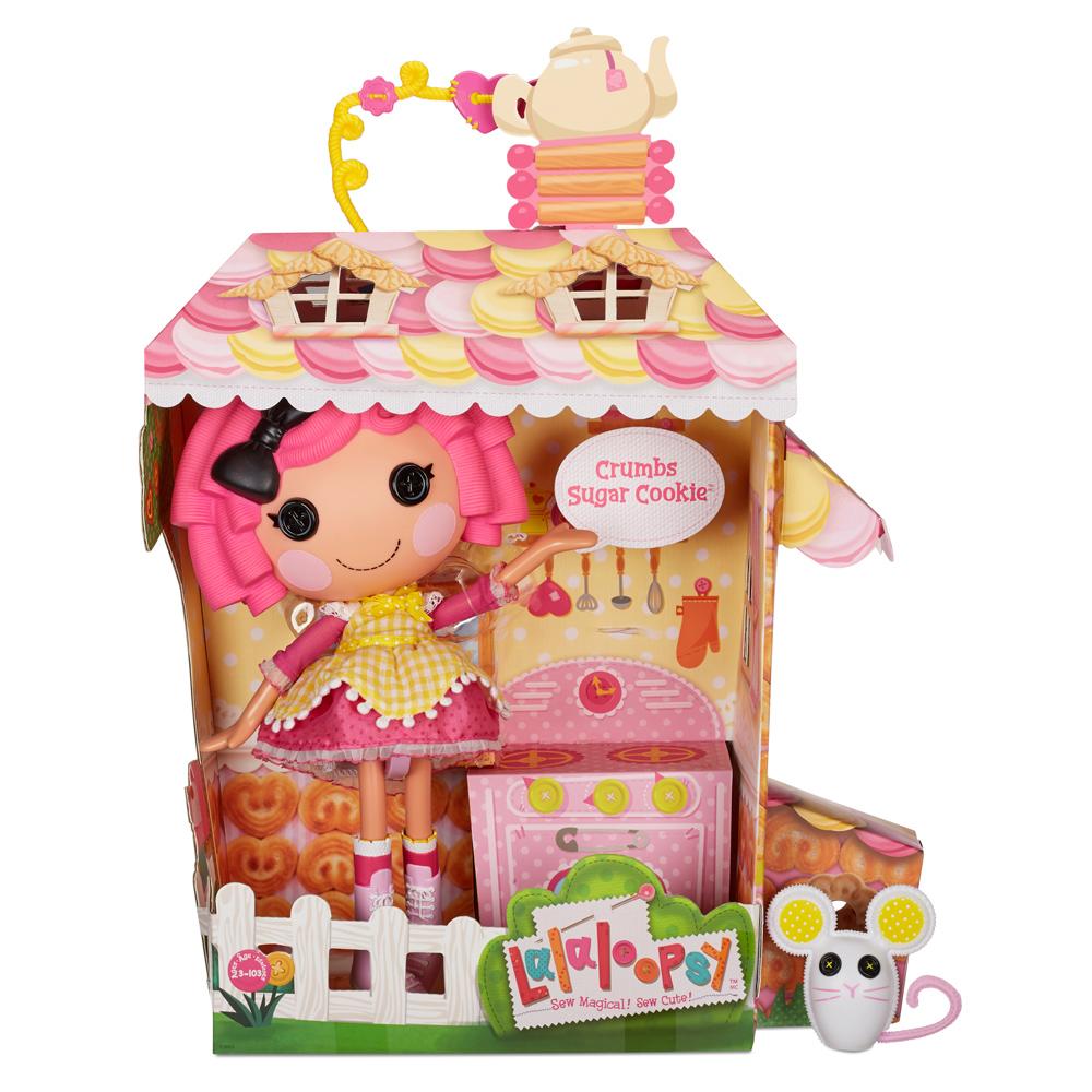 Lalaloopsy CRUMBS SUGAR COOKIE 13-Inch Doll with Pet Mouse 576884EUC