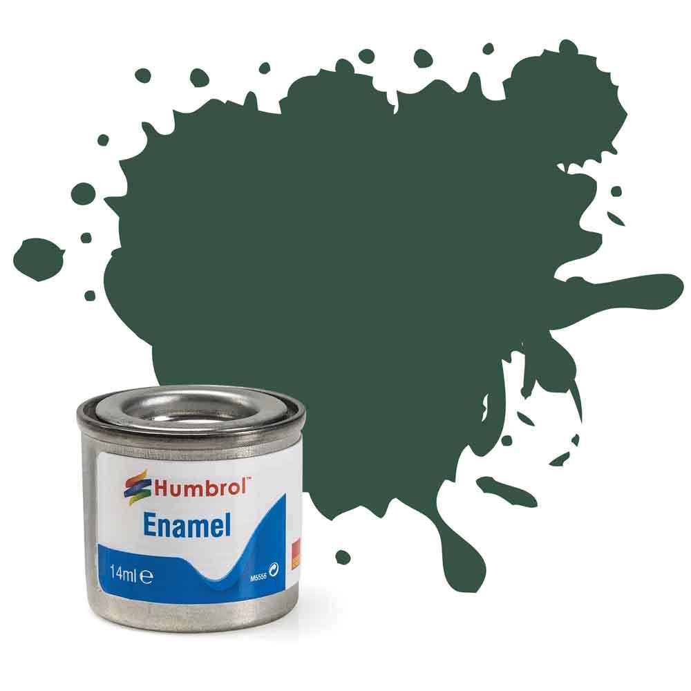 Humbrol Enamel Matt Finish Paint - US DARK GREEN 116 AA1287