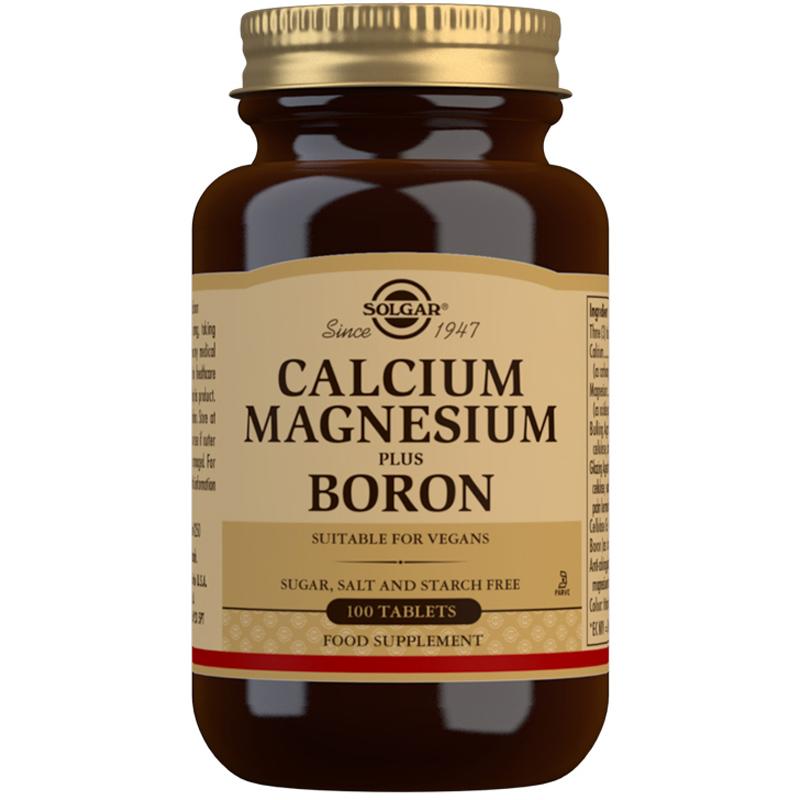 Solgar Calcium Magnesium plus Boron 100 tablets E515