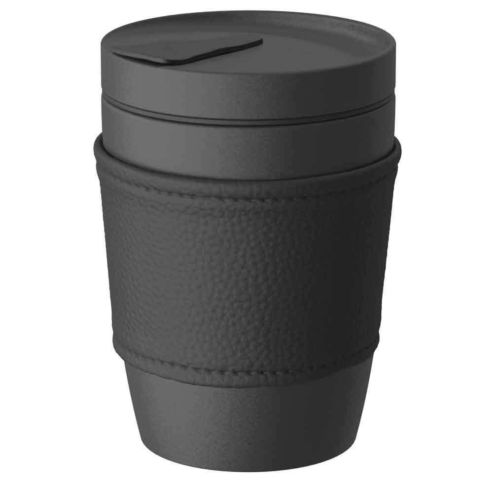 Villeroy & Boch Manufacture Rock Coffee To Go Black 290ml Porcelain Travel Mug 10-4868-9359