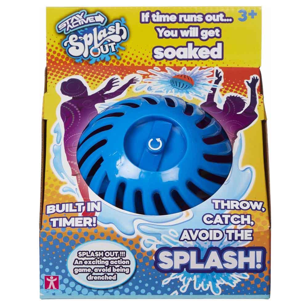 Splash Out Ball Hot Potato Throwing Game Water Bomb Timer BLUE and ORANGE 3+ yrs 07532-BLUE-ORANGE