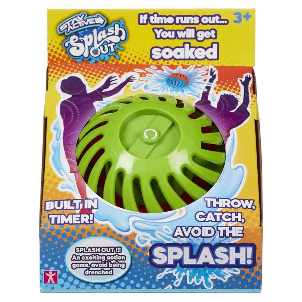 Splash Out Ball Hot Potato Throwing Game Water Bomb Timer GREEN and PURPLE 07532-GREEN-PURPLE