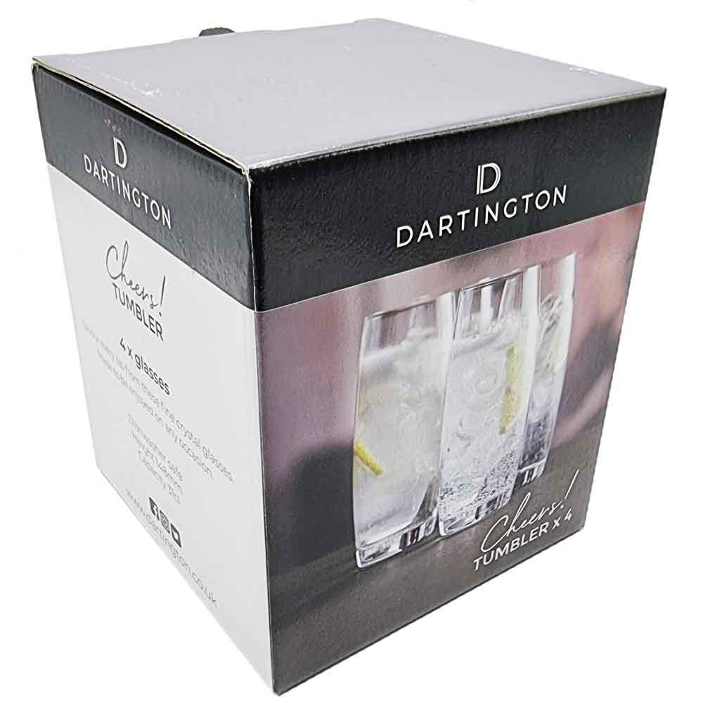 View 2 Dartington Cheers! Tumbler Glasses 4 Pack 310ml BOXED TU3286/5/4PK