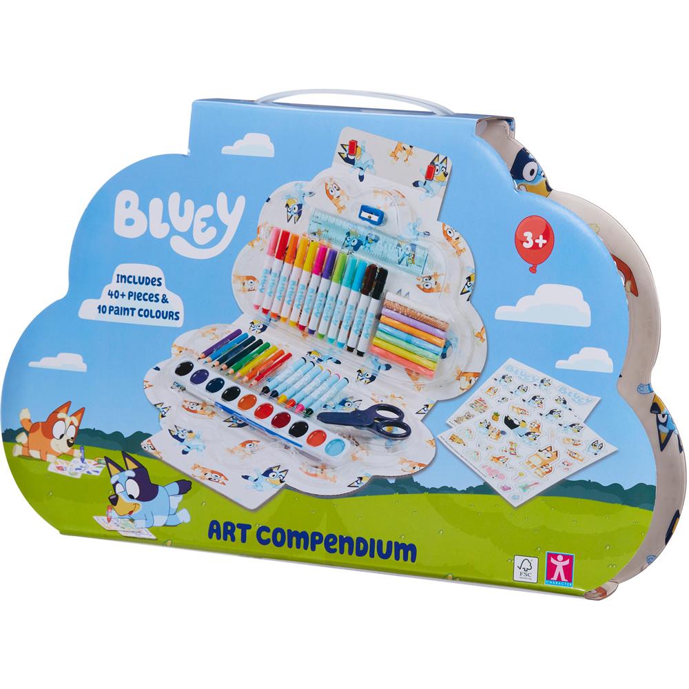 Bluey Art Compendium Set with Pens Pencils Paints Crayons and Stickers 07843