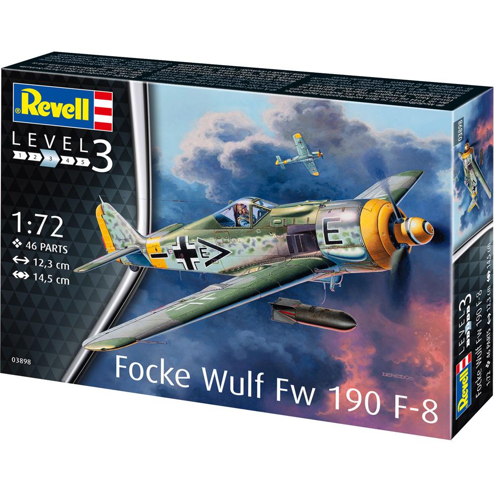 Revell Focke Wulf Fw 190 F-8 Plastic Model Kit Scale 1:72 03898