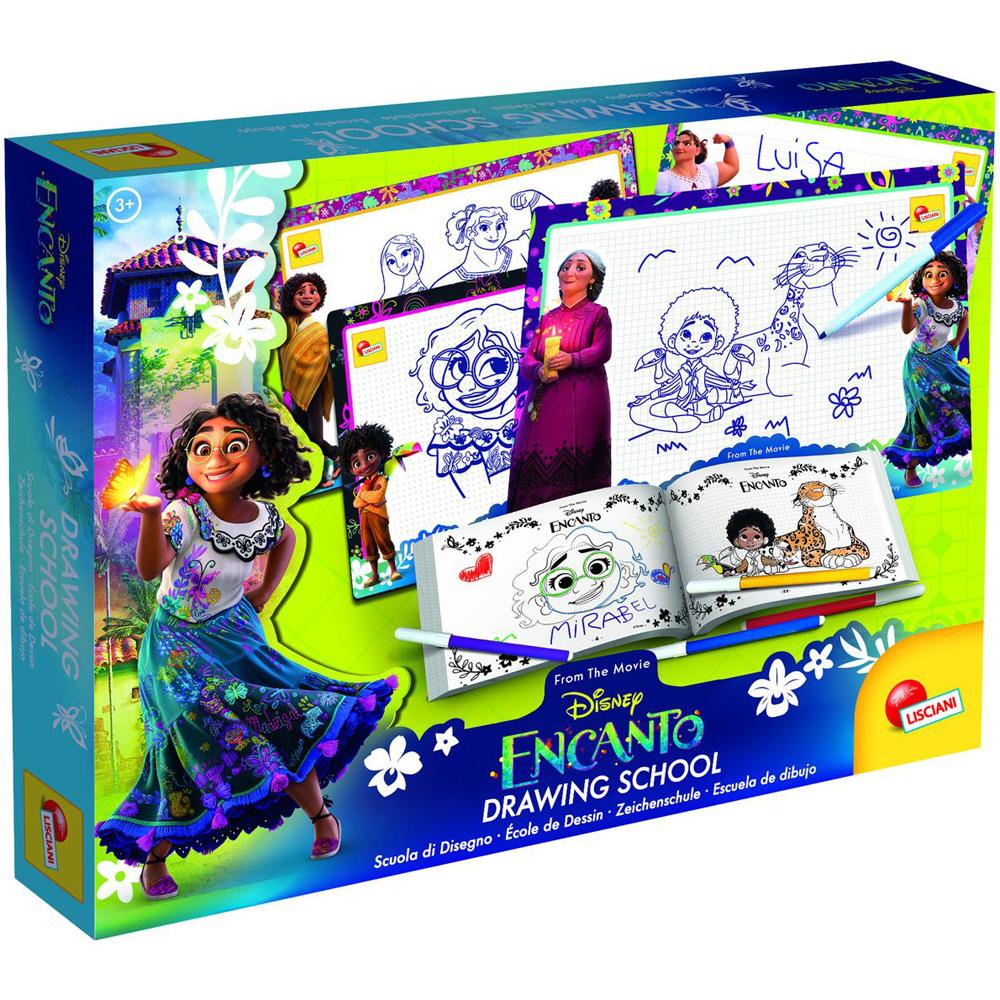 Disney Encanto Drawing School Set with Wipe Clean Boards and Pens Ages 3+ 98248