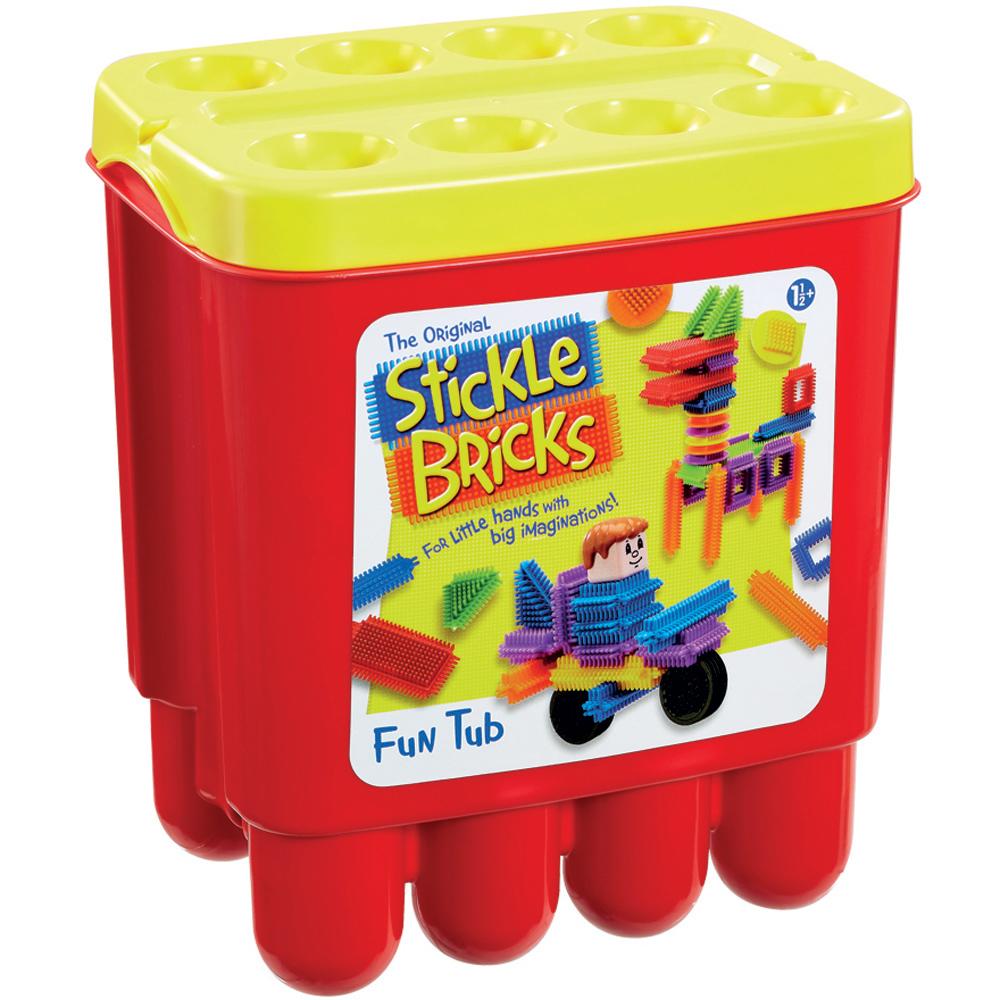 The Original Stickle Bricks Fun Tub Ages 1½ Plus TCK07000